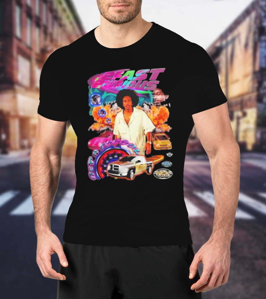 2 Fast 2 Furious Act A Fool With Cars And Explosions T-Shirt