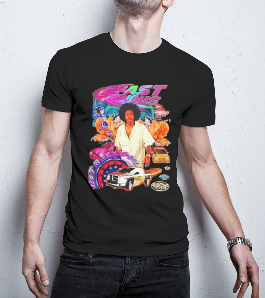 2 Fast 2 Furious Act A Fool With Cars And Explosions T-Shirt