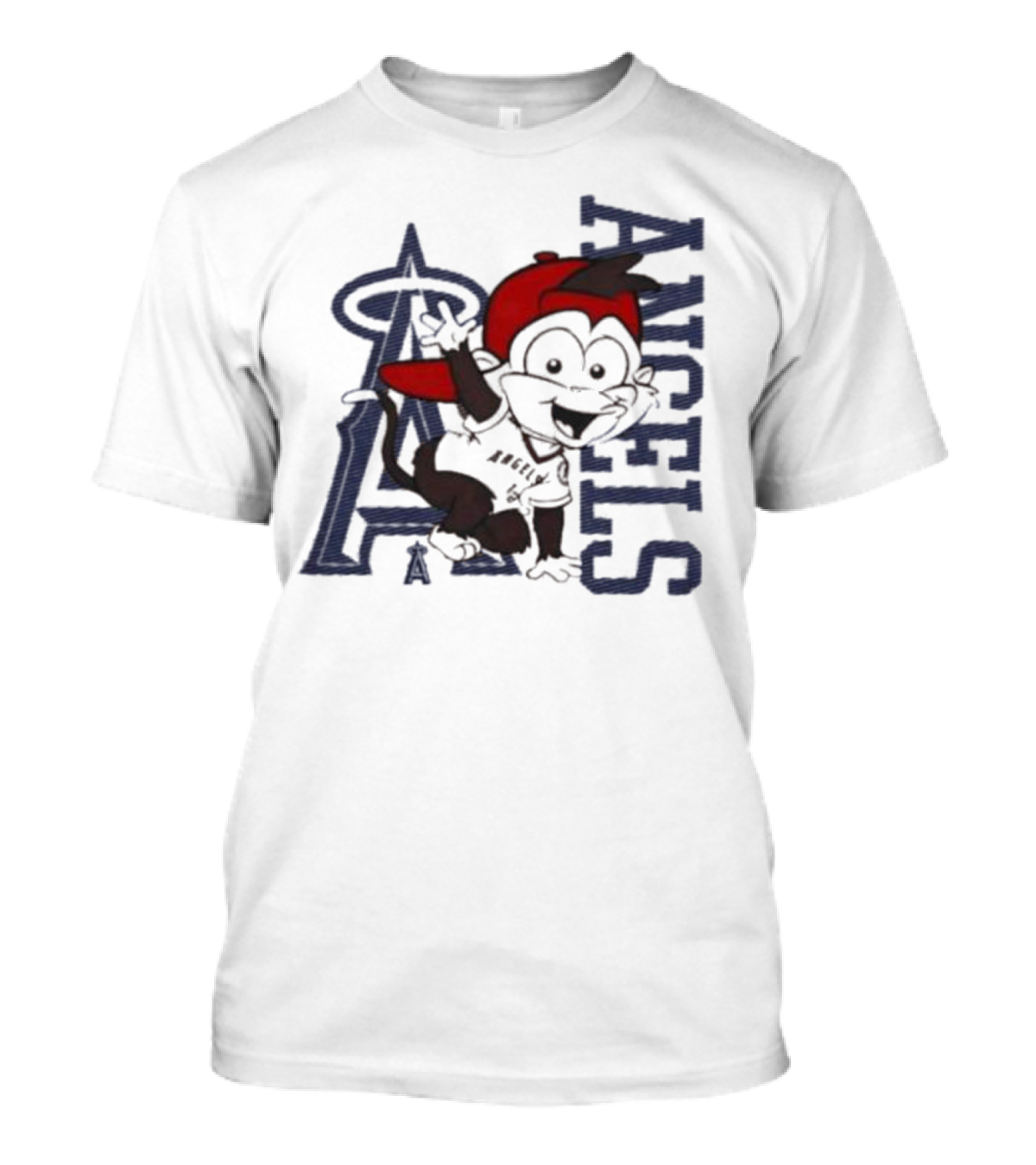Infant Los Angeles Angels Red Mascot 2.0 Halo T-Shirt