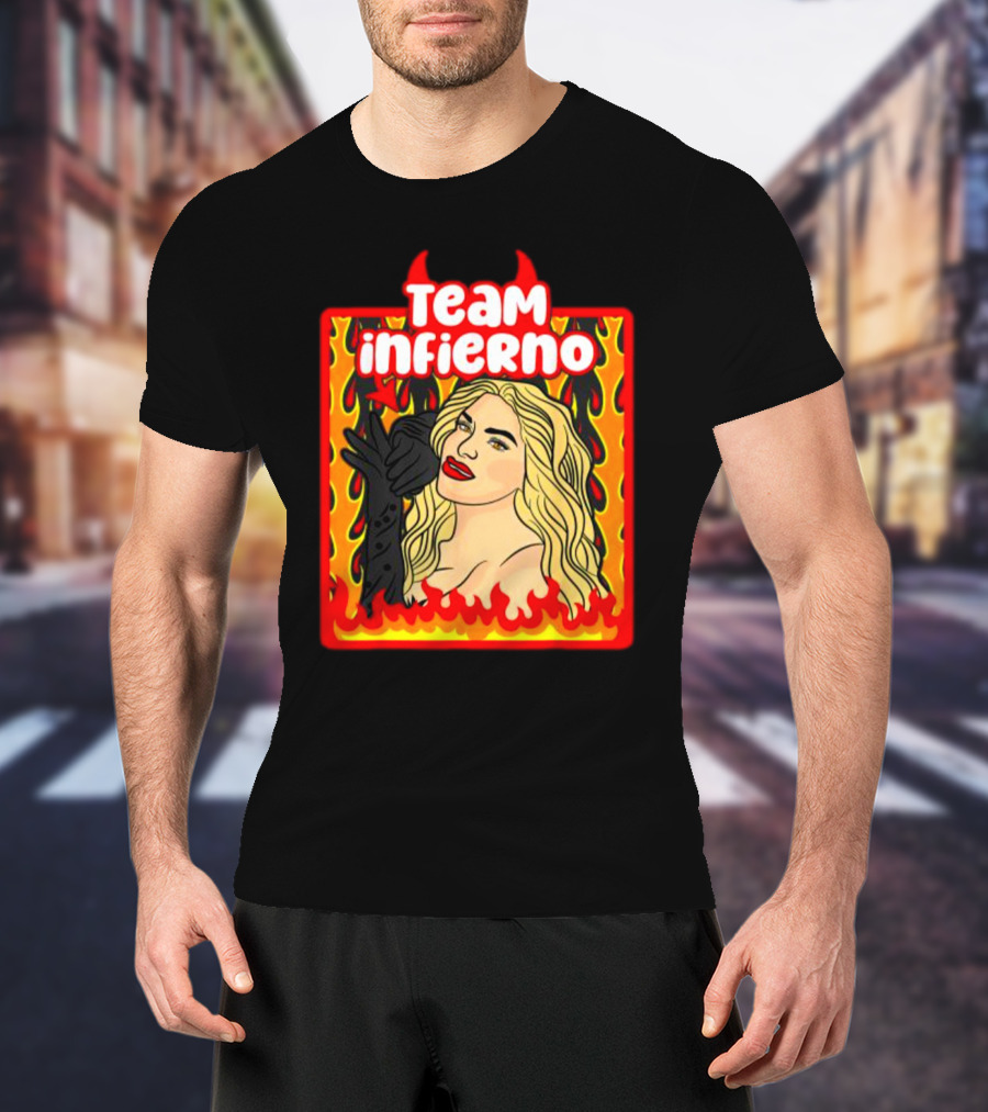 Team Infierno Wendy Guevara Latina Flames T-Shirt
