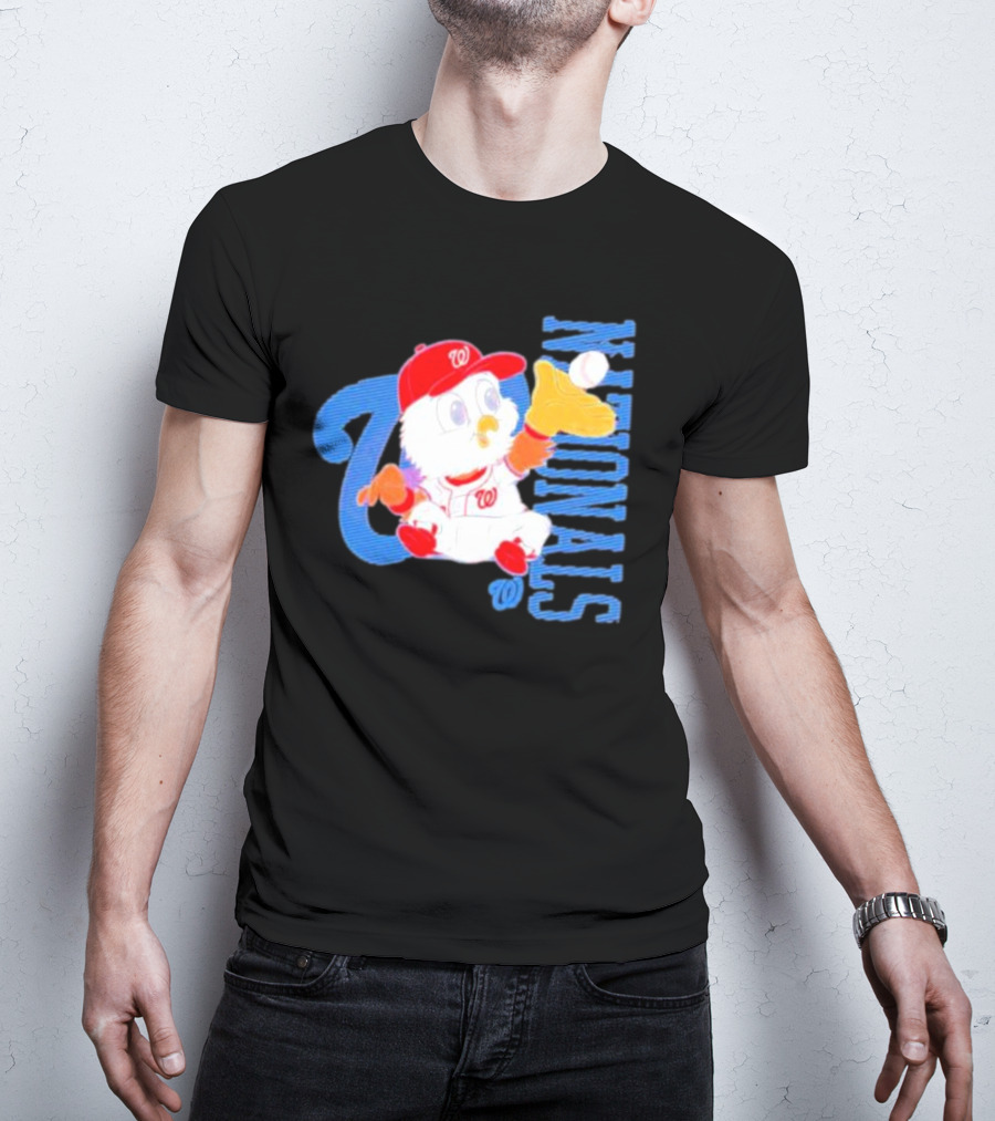 Washington Nationals Infant Mascot Logo Baseball T-Shirt