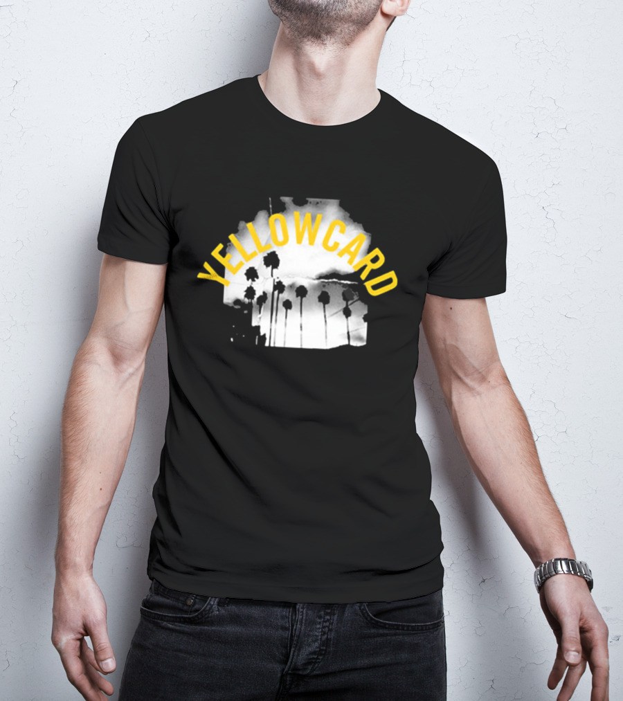 YELLOWCARD Palm Tree Skyline Arch T-Shirt