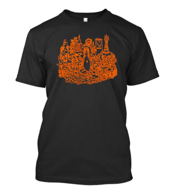 Broke Ass Stuart Urban Skyline Amos Goldbaum T-Shirt