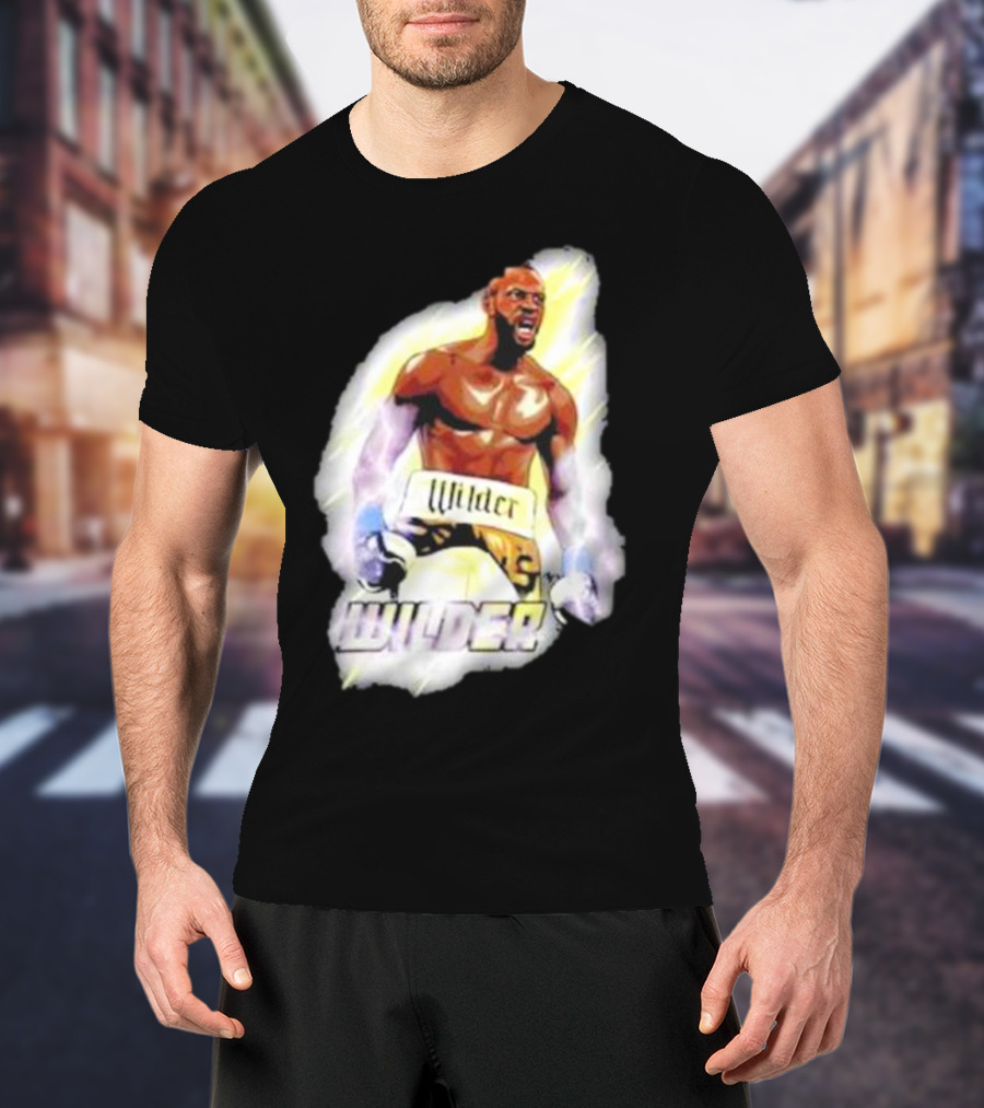 Deontay Wilder Lightning Boxer Champion Energy T-Shirt
