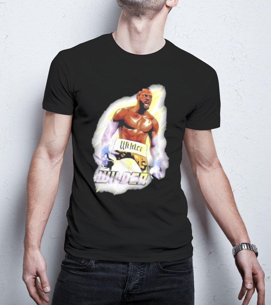 Deontay Wilder Lightning Boxer Champion Energy T-Shirt