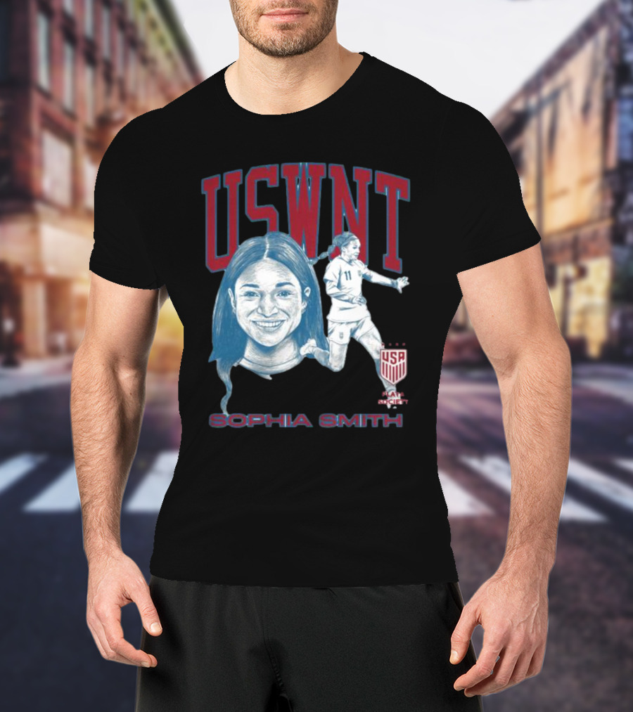 USWNT Playa Society Sophia Smith USA Soccer T-Shirt