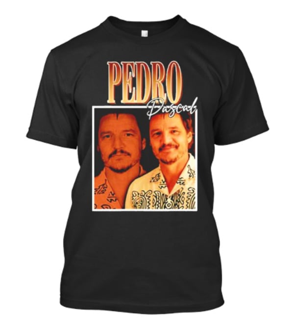 Pedro Pascal Retro 90s Style Vintage Portraits T-Shirt