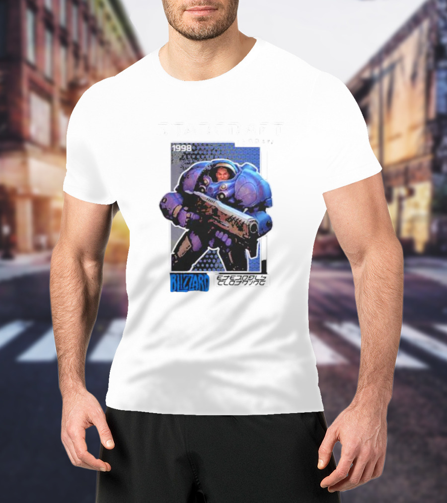 Starcraft Terran 1998 Blizzard Eteson's Clothing T-Shirt