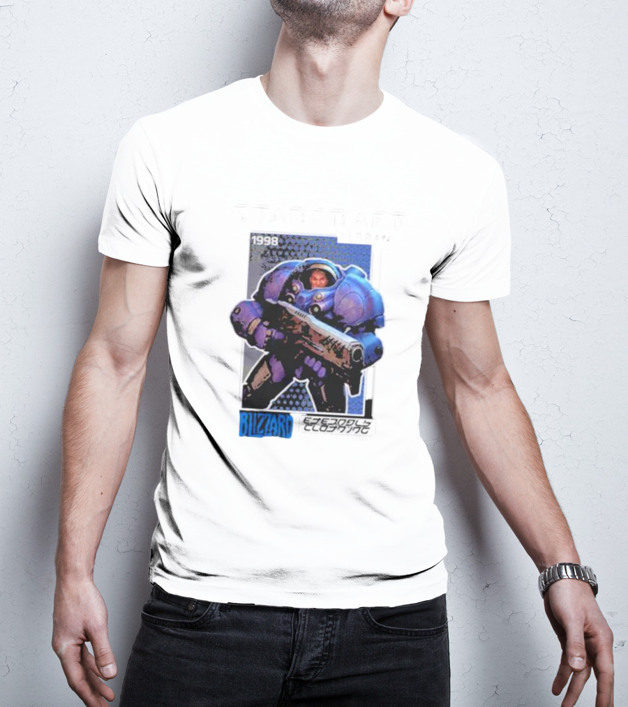 Starcraft Terran 1998 Blizzard Eteson's Clothing T-Shirt