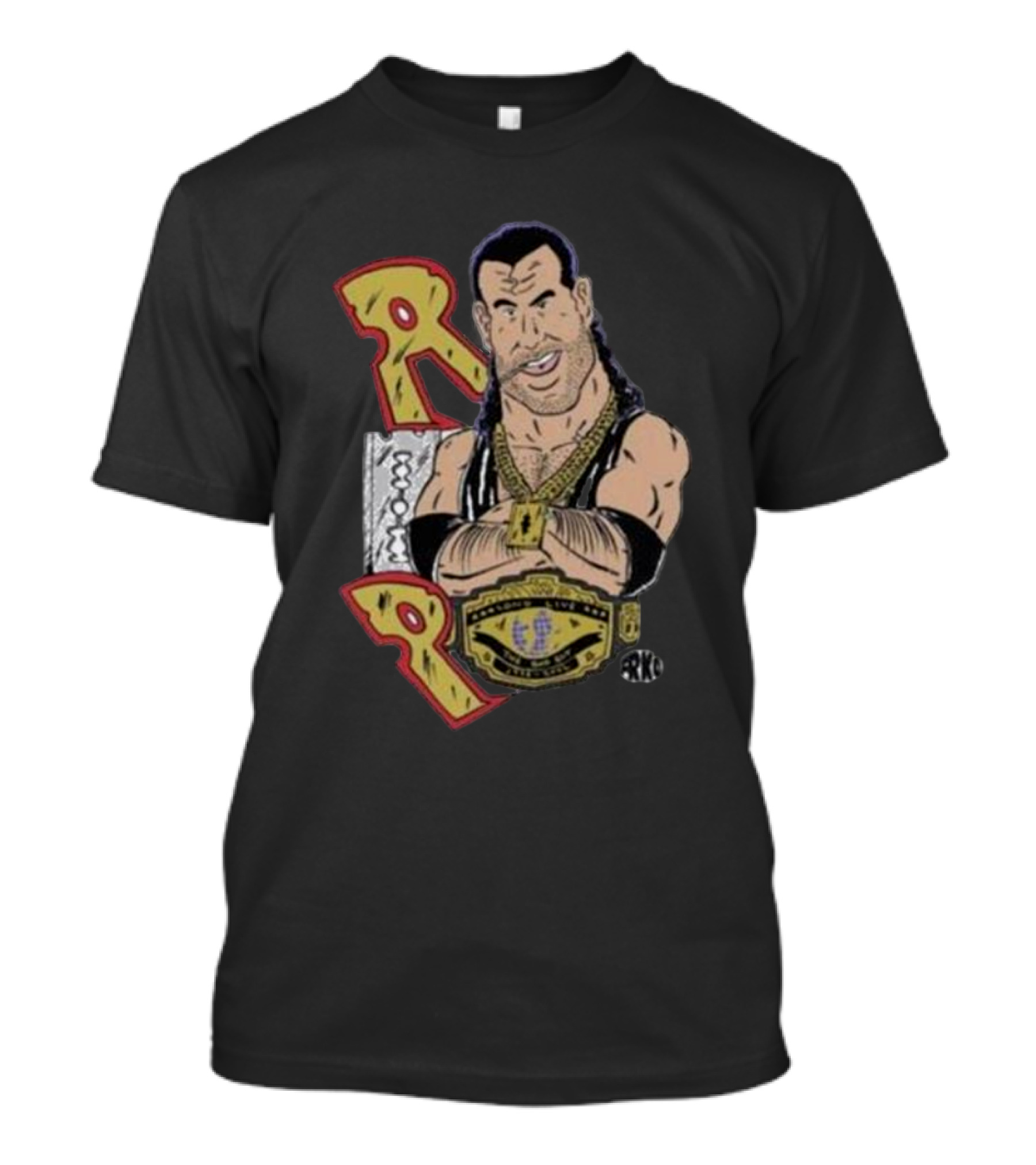 Razor Ramon Tribute The Bad Guy Rip Long Live T-Shirt