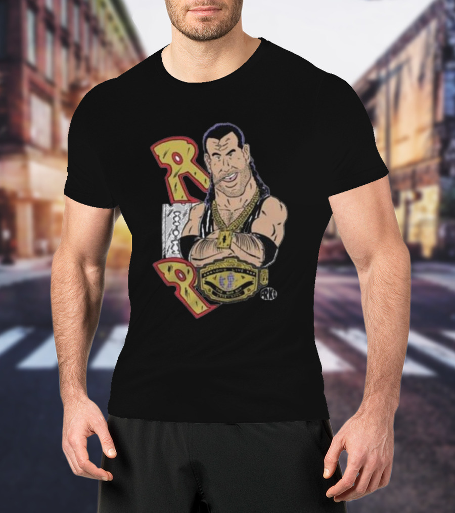 Razor Ramon Tribute The Bad Guy Rip Long Live T-Shirt