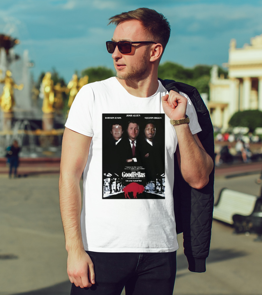 Buffalo Mafia Josh Allen Stefon Diggs Dawson Knox Goodfellas NFL Football T-Shirt