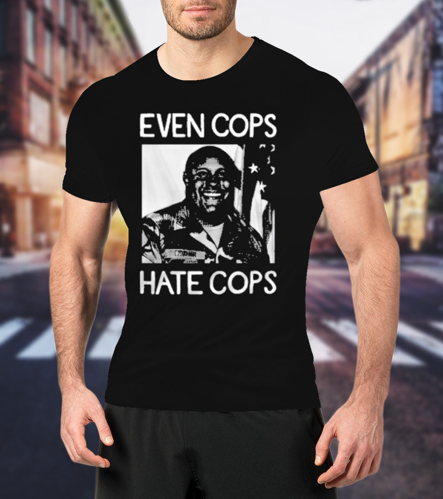 Even Cops Hate Cops Christopher Dorner American Flag T-Shirt
