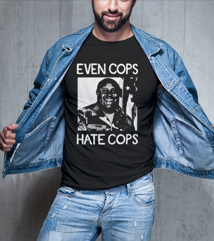 Even Cops Hate Cops Christopher Dorner American Flag T-Shirt