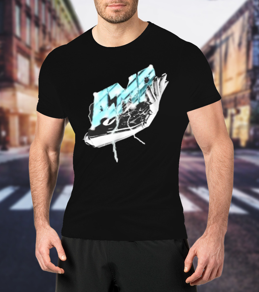 AMP Chrome Cast Electric Power Burst T-Shirt