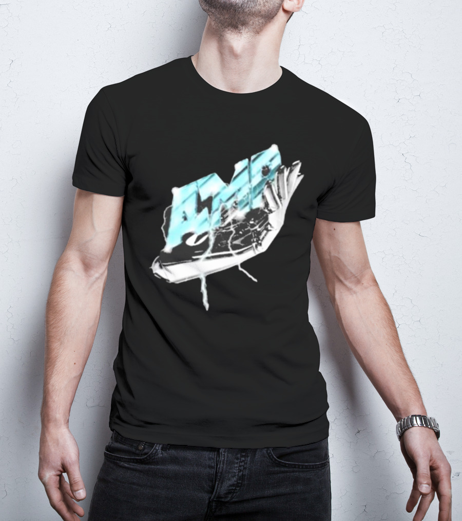 AMP Chrome Cast Electric Power Burst T-Shirt