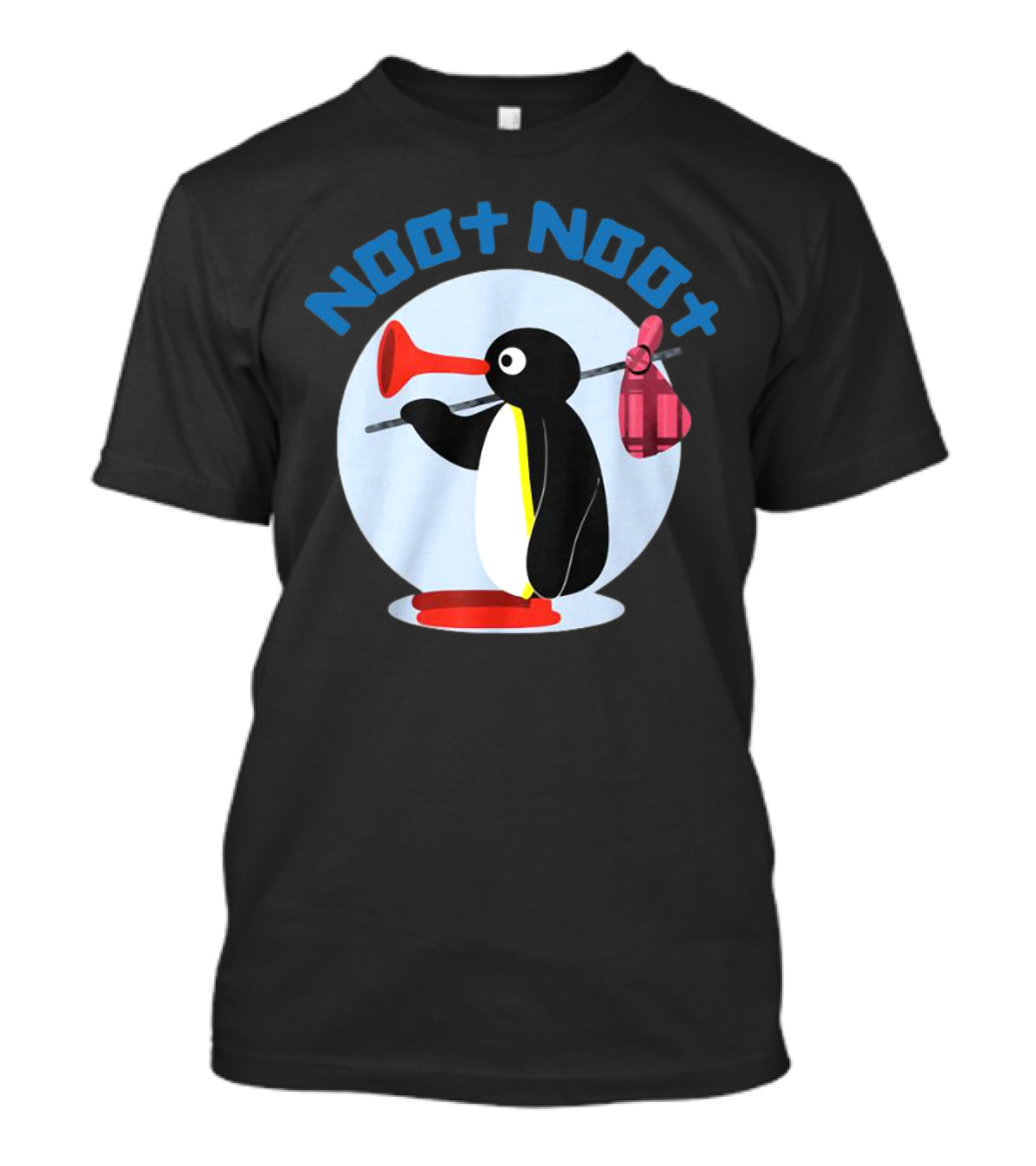 NOOT NOOT Pingu Penguin Red Horn Backpack Circle T-Shirt