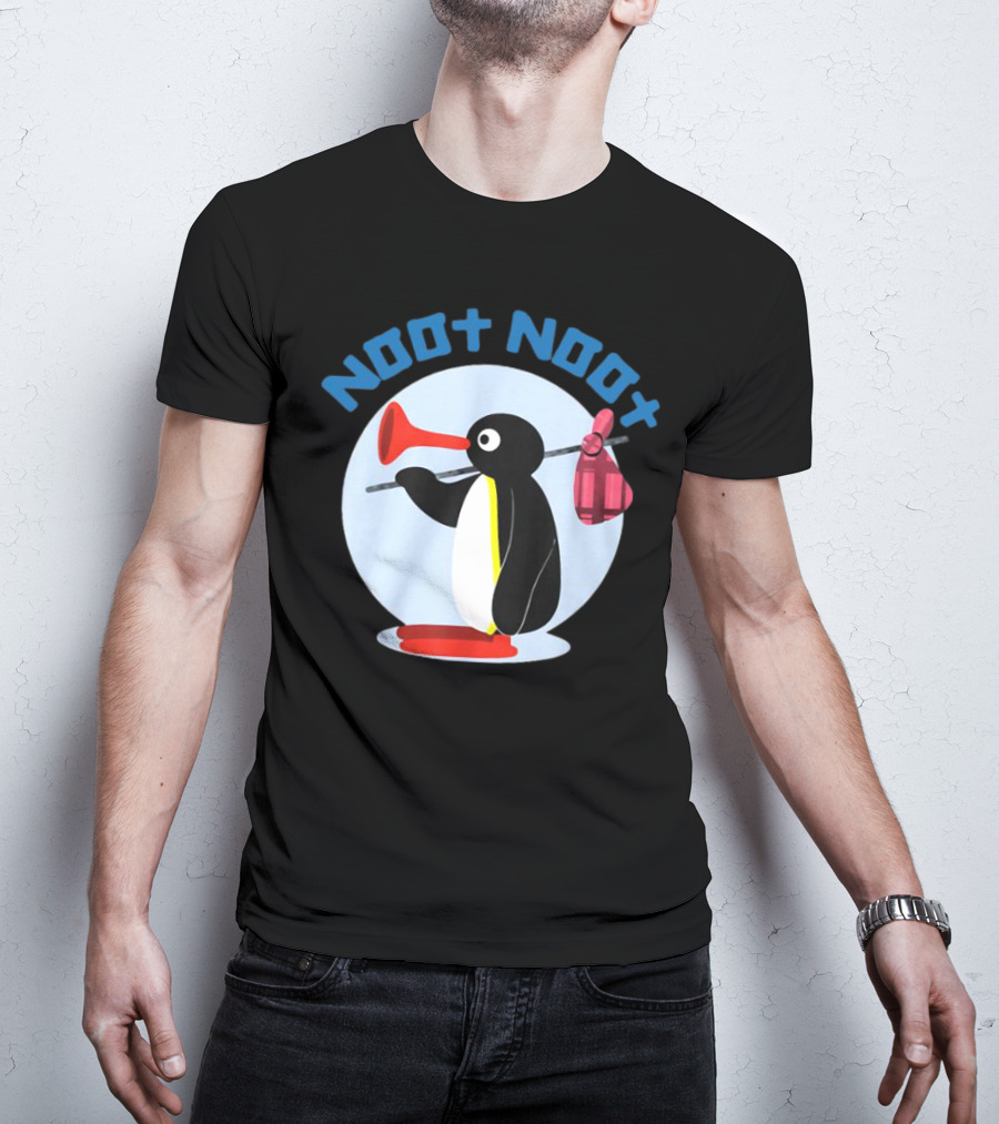 NOOT NOOT Pingu Penguin Red Horn Backpack Circle T-Shirt