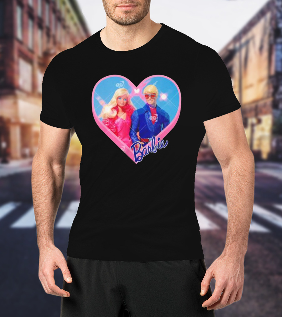 Barbie Ken Heart Valentines Love T-Shirt
