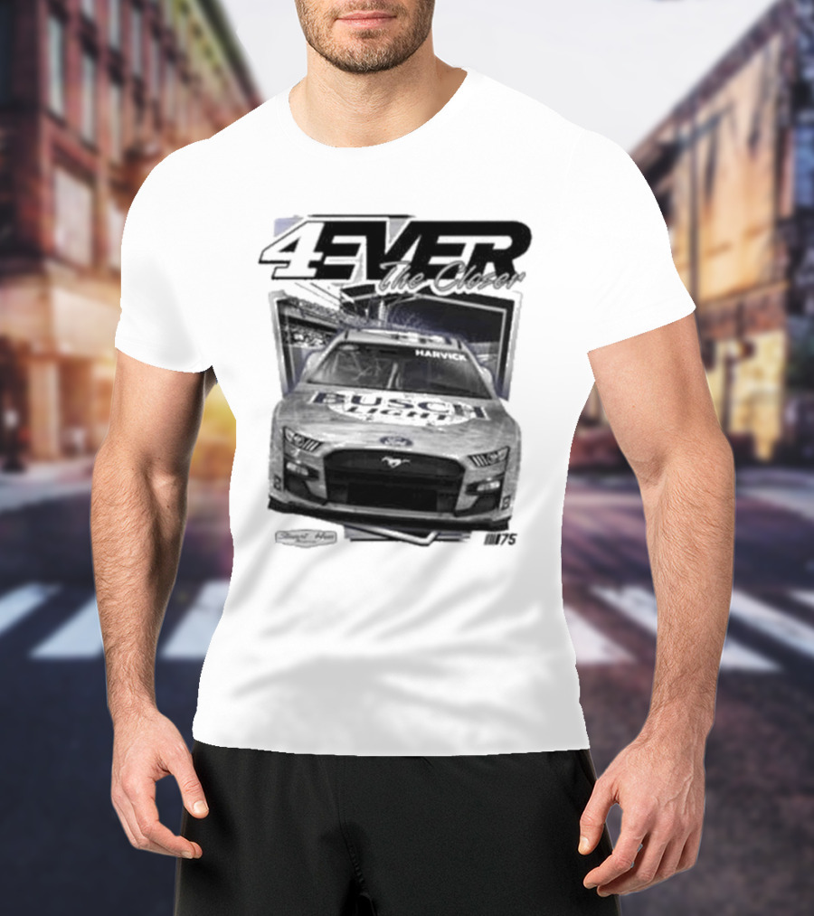 4Ever The Closer Kevin Harvick Busch Light Stewart-Haas Racing #4 75 T-Shirt