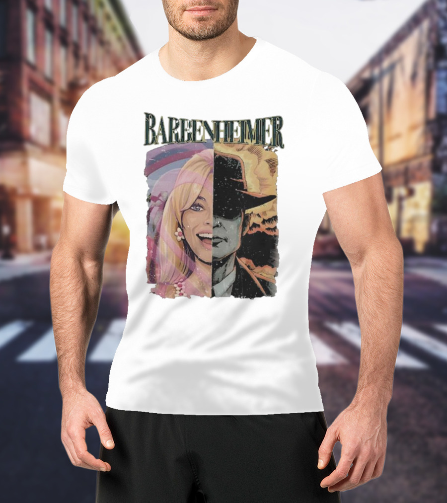 Barbenheimer Vintage I Survived Barbie Oppenheimer Fusion Uk Best Bernheimer India T-Shirt