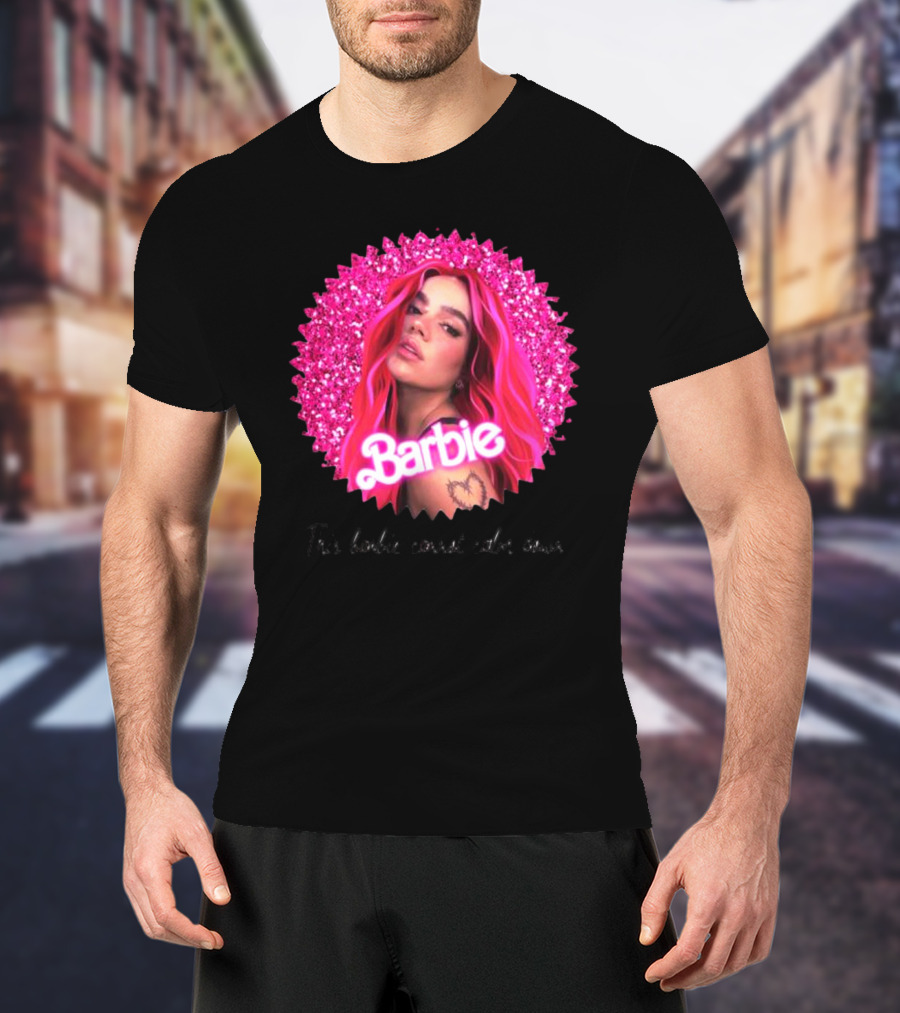 Karol G Barbie Glitter Portrait This Barbie Cannot Calm Down T-Shirt