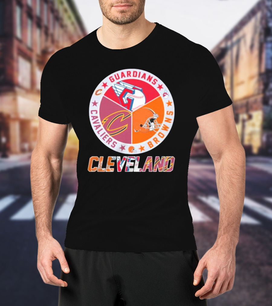 Cleveland Cavaliers Guardians Browns T-Shirt