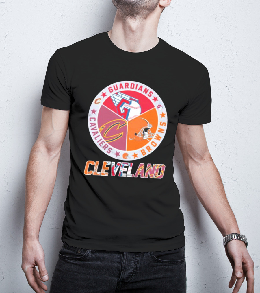 Cleveland Cavaliers Guardians Browns T-Shirt