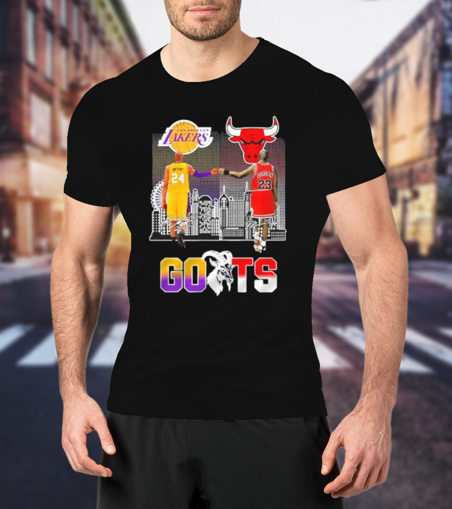 Los Angeles Lakers Chicago Bulls GOATS T-Shirt