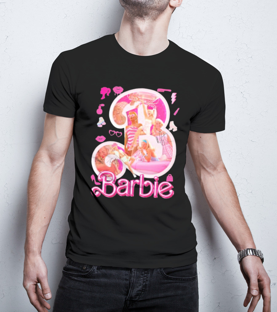 Barbie Pink Glam Fashion Icons Party T-Shirt