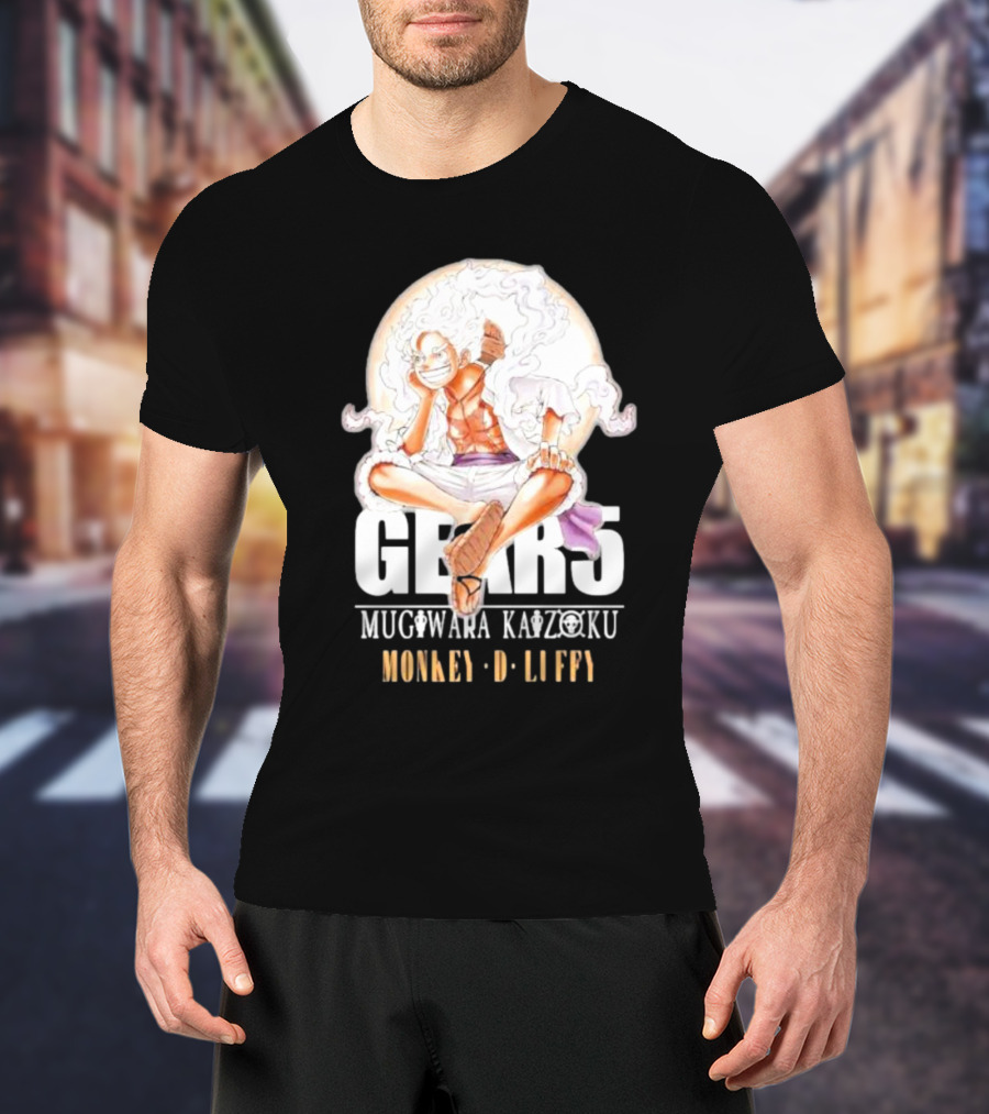 Monkey D Luffy Gear 5 Mugiwara Kaizoku T-Shirt