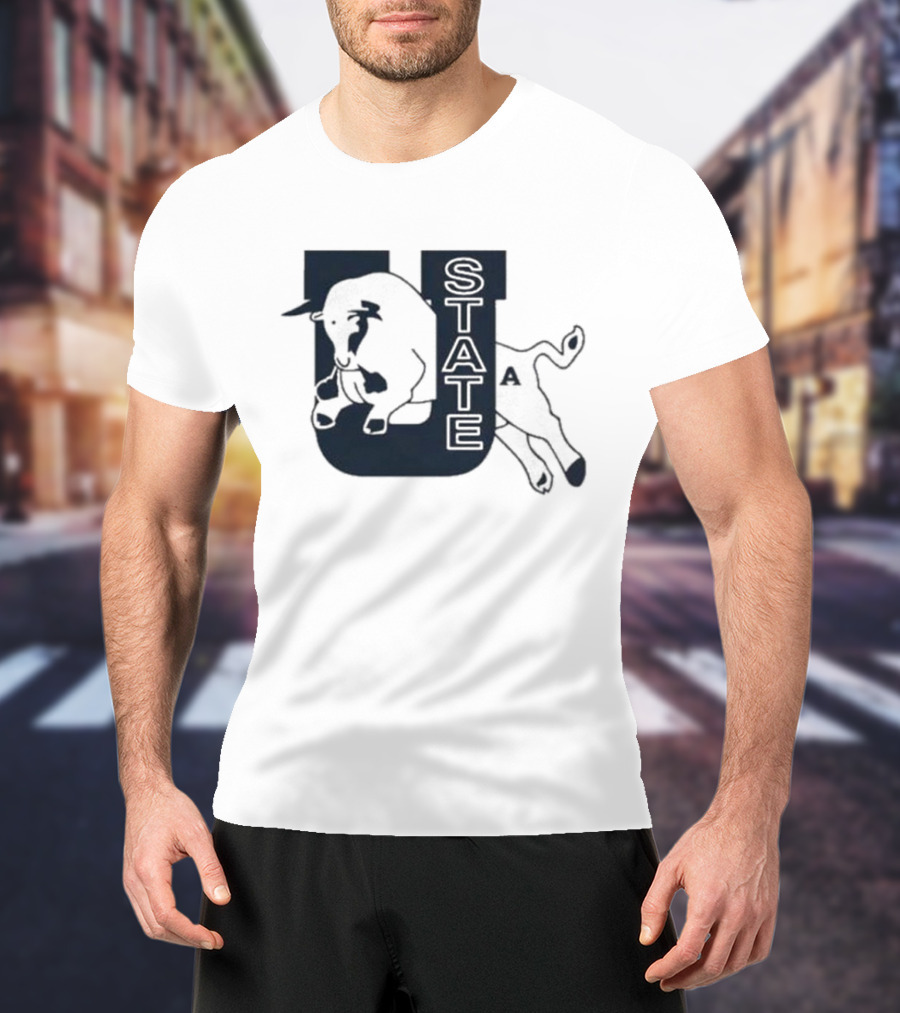 Homefield U State Utah Aggies Bull T-Shirt