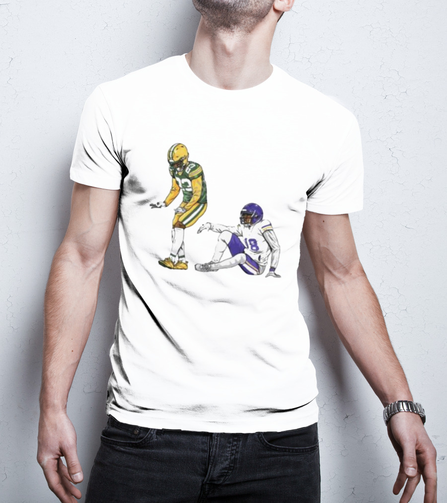 Aaron Nagler Ja Gritty Packers Vikings Dance T-Shirt