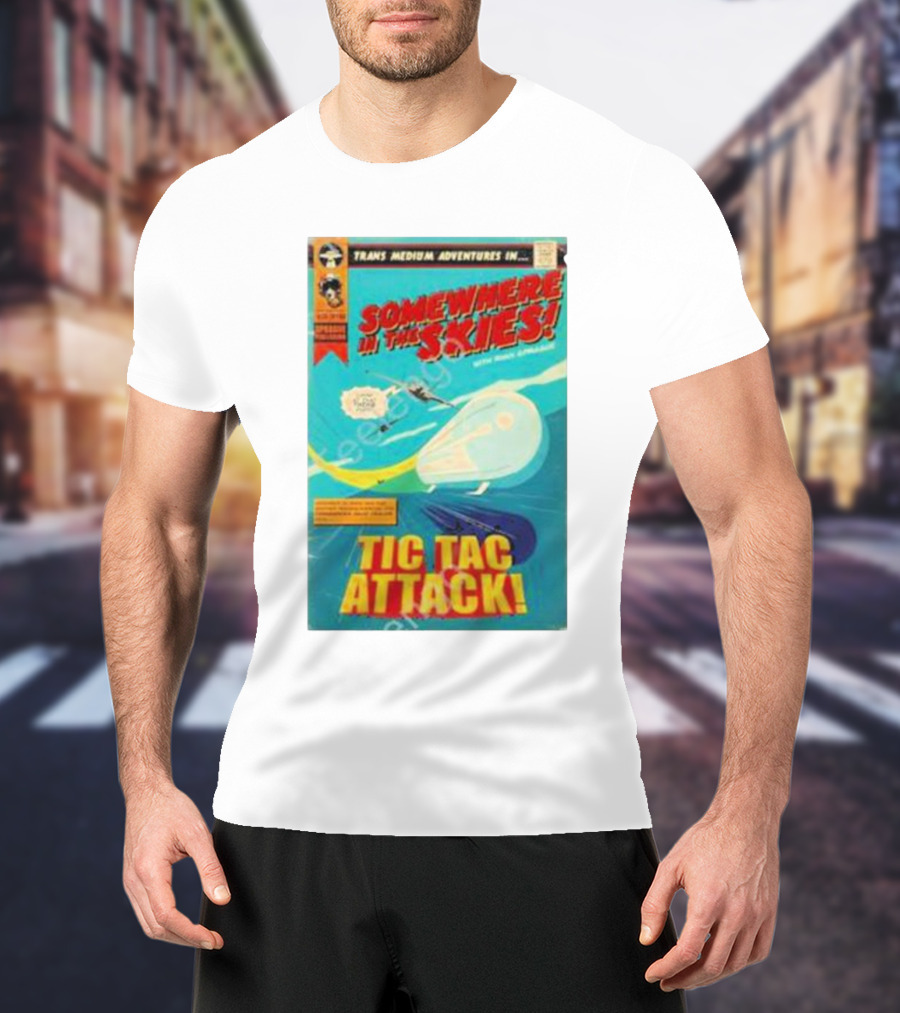 Trans Medium Adventures Somewhere In The Skies Tic Tac Attack T-Shirt