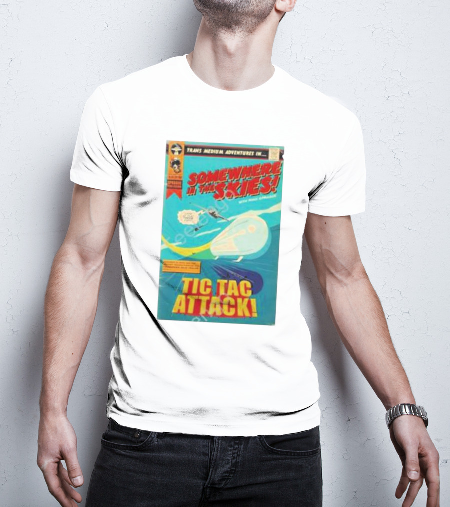 Trans Medium Adventures Somewhere In The Skies Tic Tac Attack T-Shirt