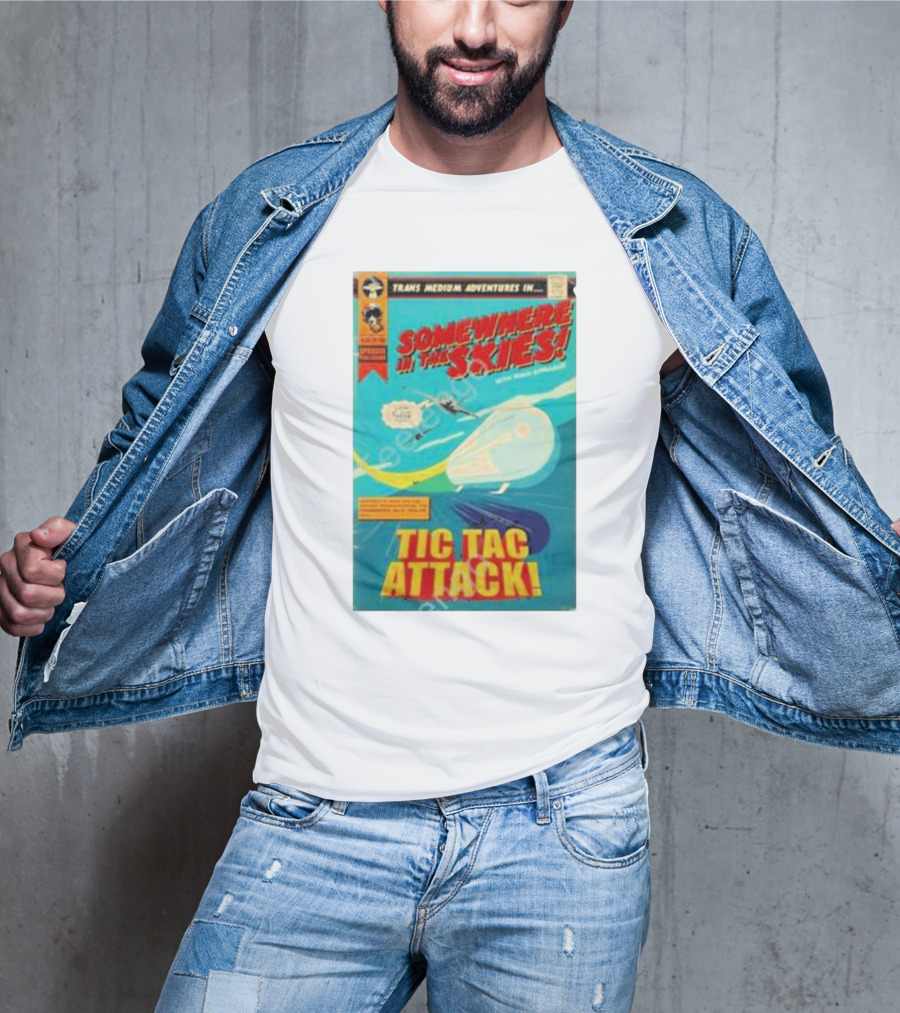 Trans Medium Adventures Somewhere In The Skies Tic Tac Attack T-Shirt