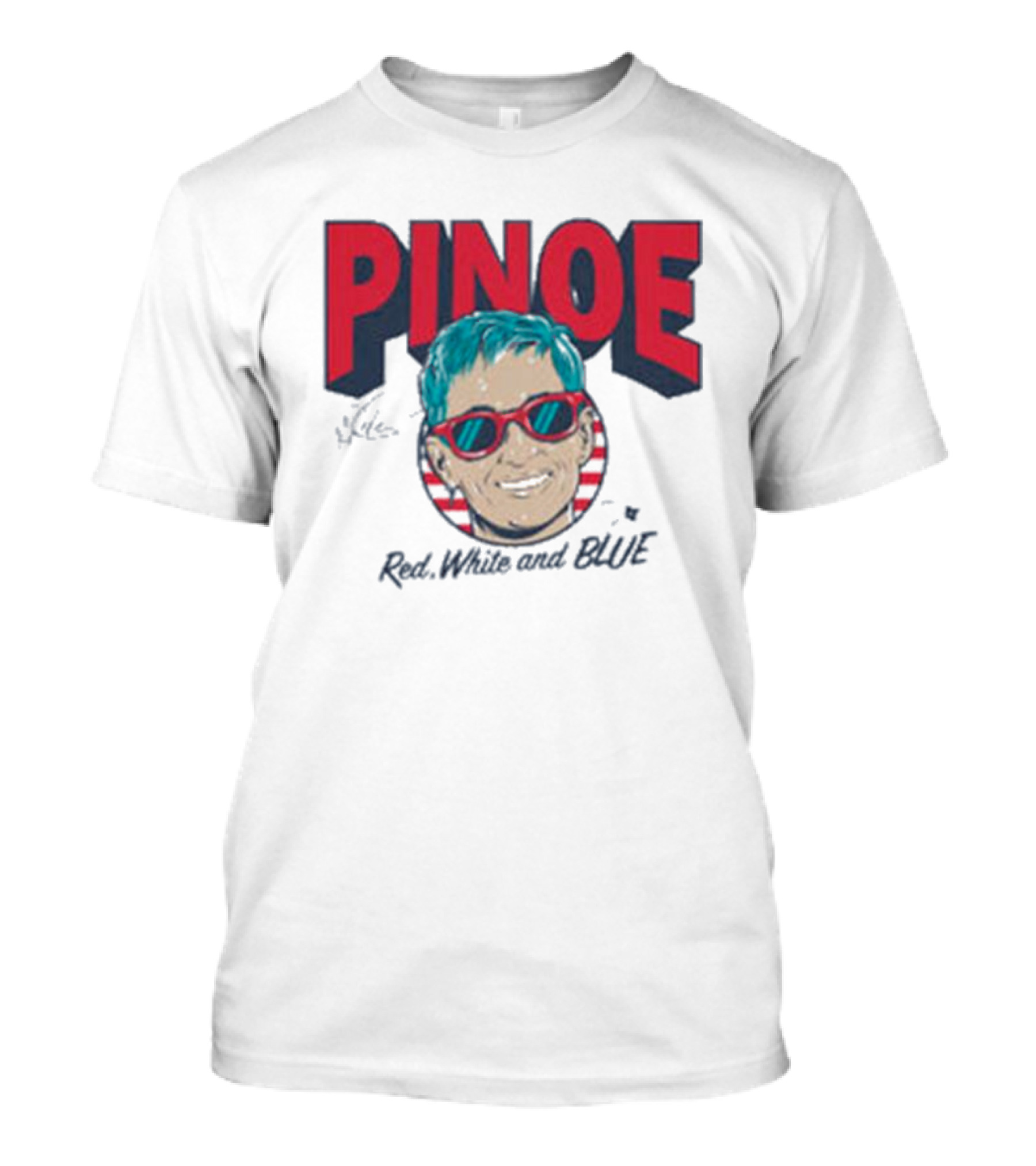 PINOE Red White And Blue T-Shirt