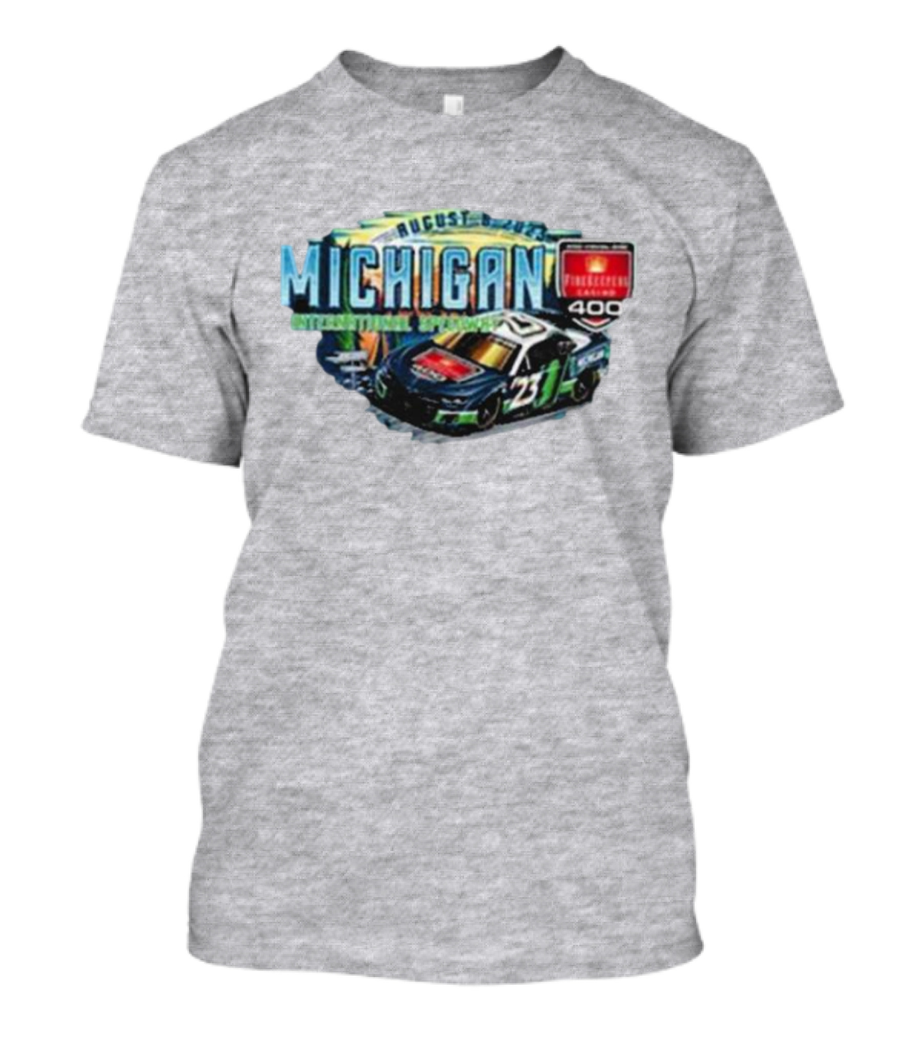 August Michigan International Speedway FireKeepers Casino 400 Race Car 23 T-Shirt