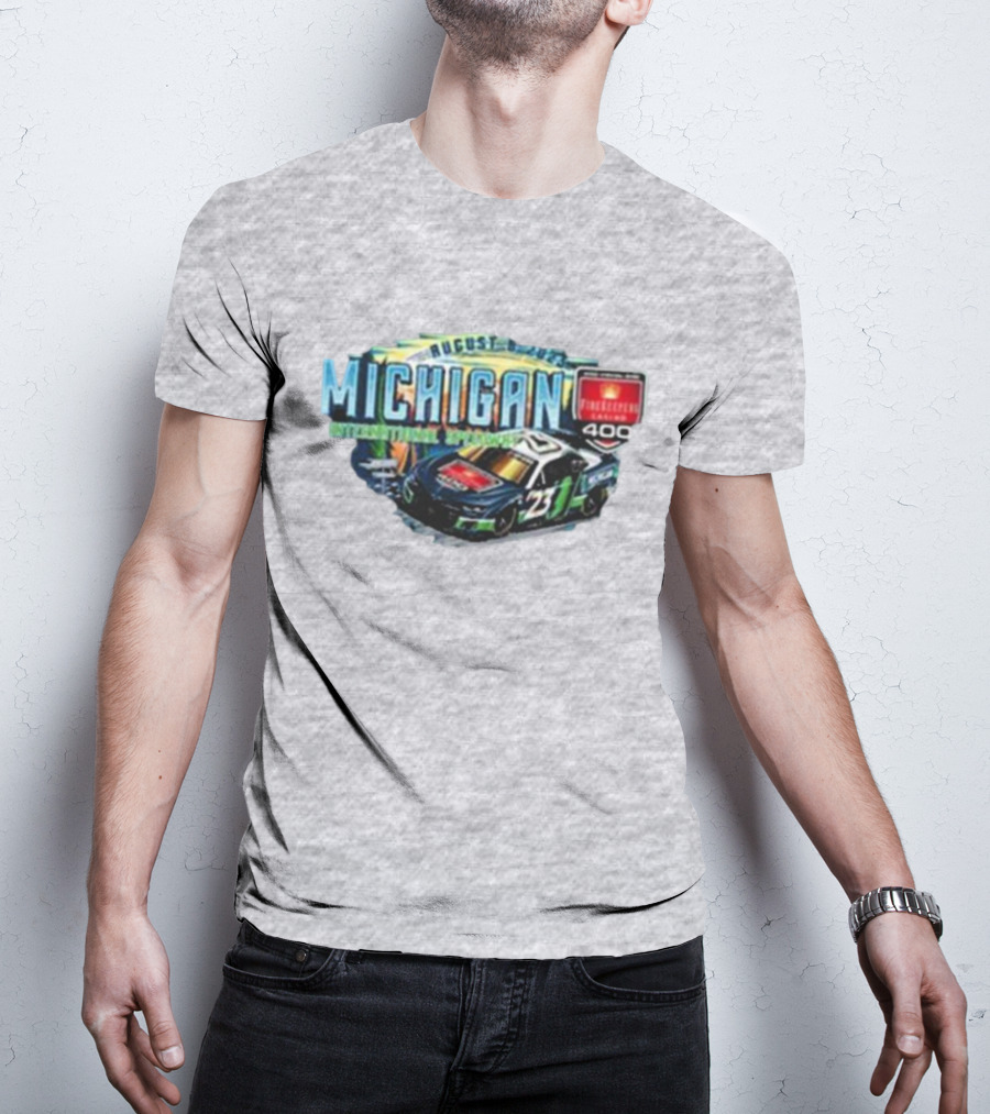 August Michigan International Speedway FireKeepers Casino 400 Race Car 23 T-Shirt