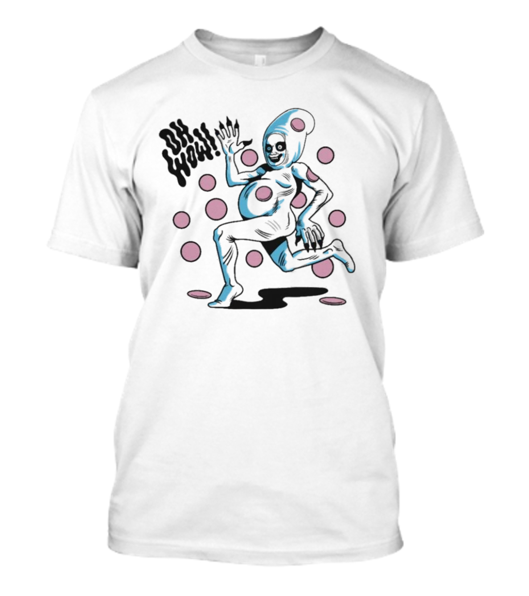 House Of Jimbo Merch Casper The Boloney Ghost Oh Wow Polka Dots T-Shirt
