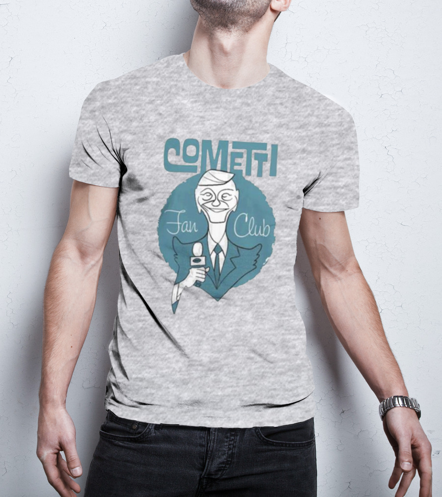 Cometti Fan Club Cartoon Microphone T-Shirt