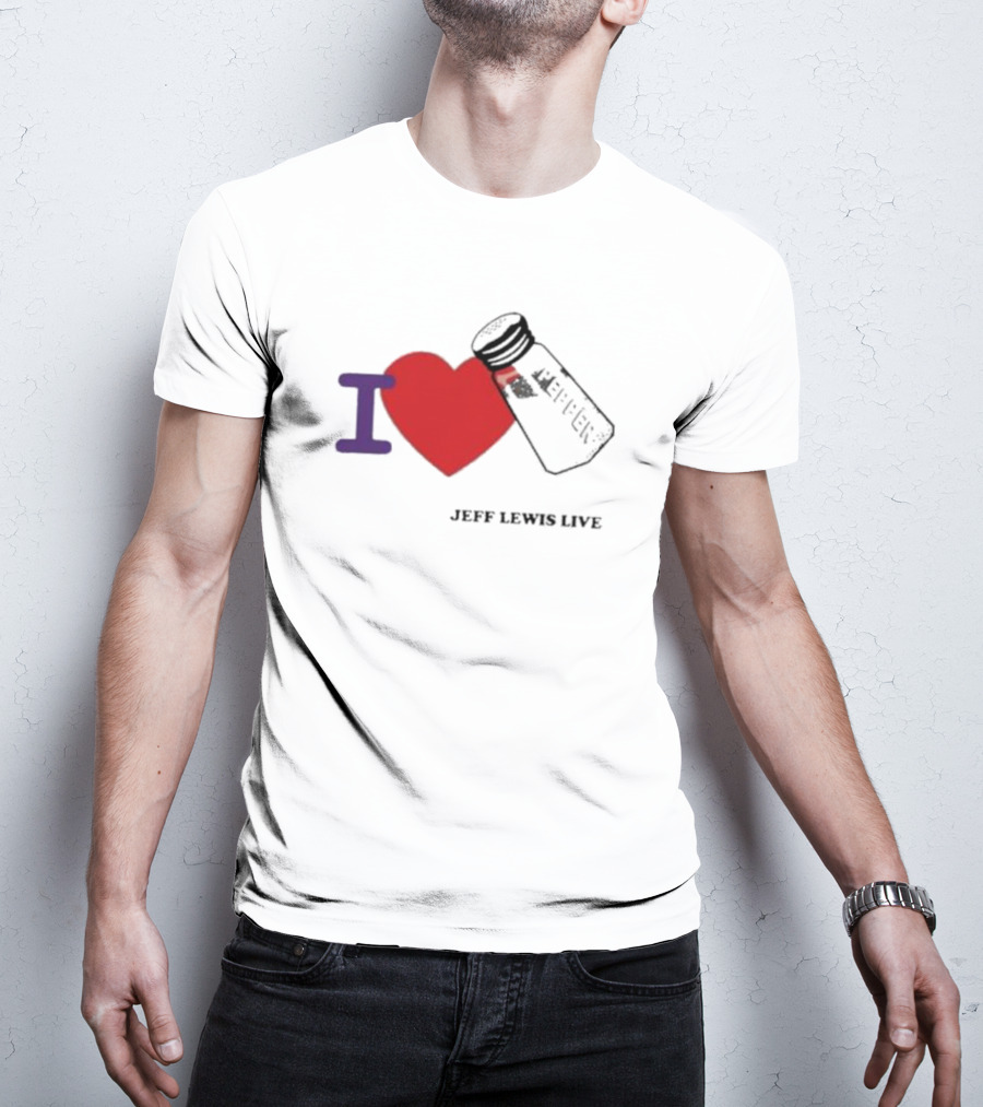 I Love Heart Pepper Icon Jeff Lewis Live T-Shirt