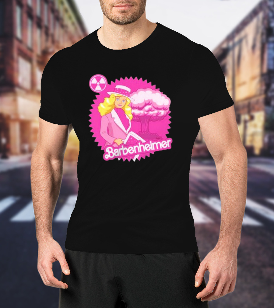 Barbenheimer Boom Pink Atomic Fashion Explosion T-Shirt