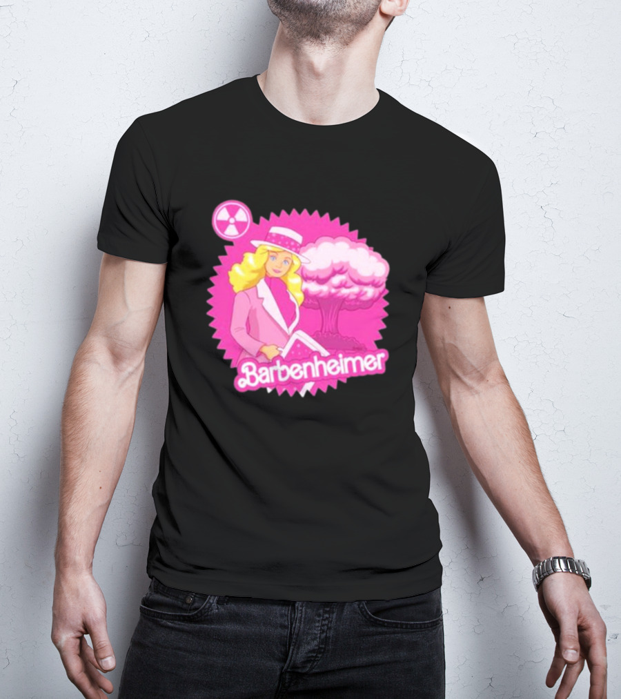 Barbenheimer Boom Pink Atomic Fashion Explosion T-Shirt