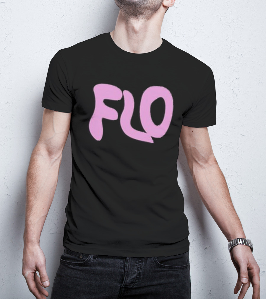 Jimmy Wearing Flo Vintage Style Pink T-Shirt