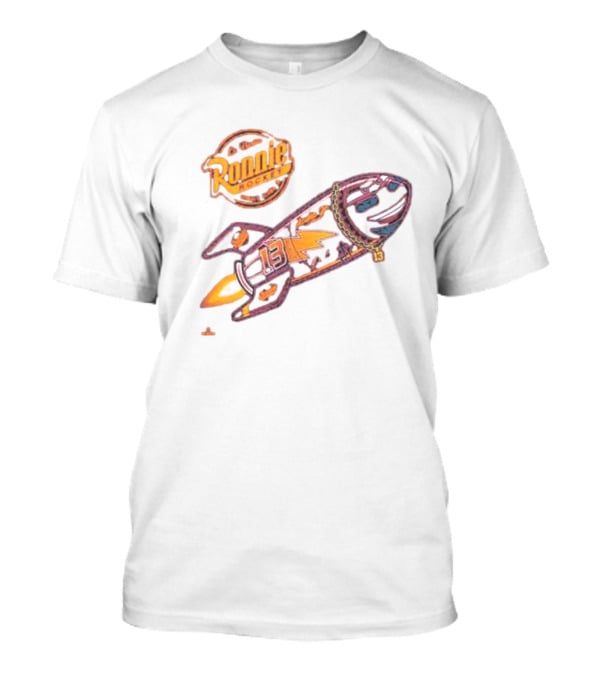 Ronnie Rocket Number 13 With Lightning Bolt And Planetary Icons T-Shirt
