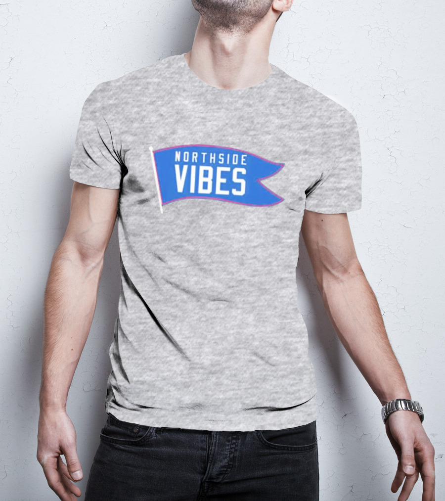 Northside Vibes Chicago Blue Flag T-Shirt