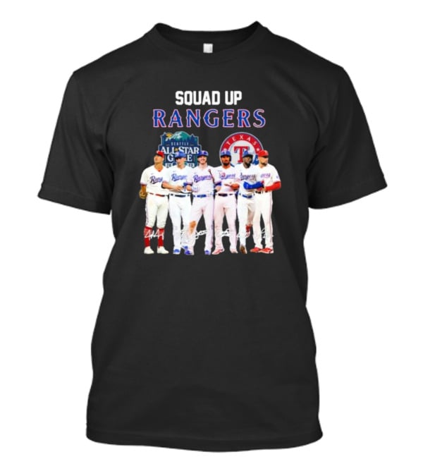 Squad Up Rangers Seattle All-Star Game Texas T-Shirt