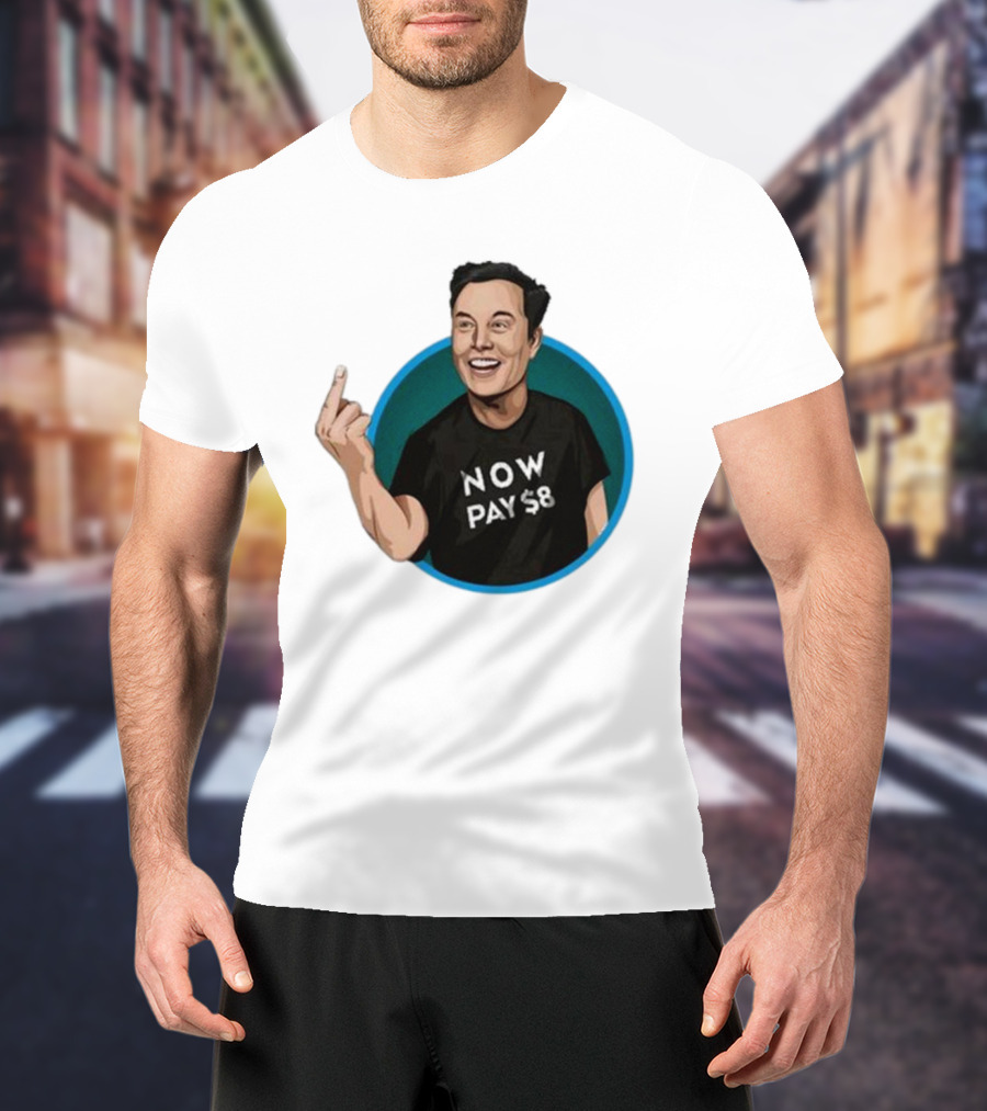 Elon Musk Now Pay $8 Circle Gesture T-Shirt