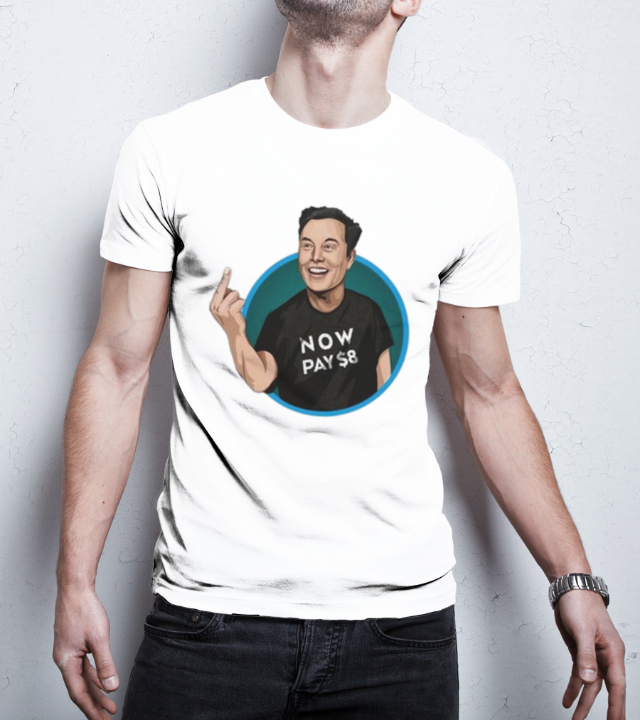 Elon Musk Now Pay $8 Circle Gesture T-Shirt